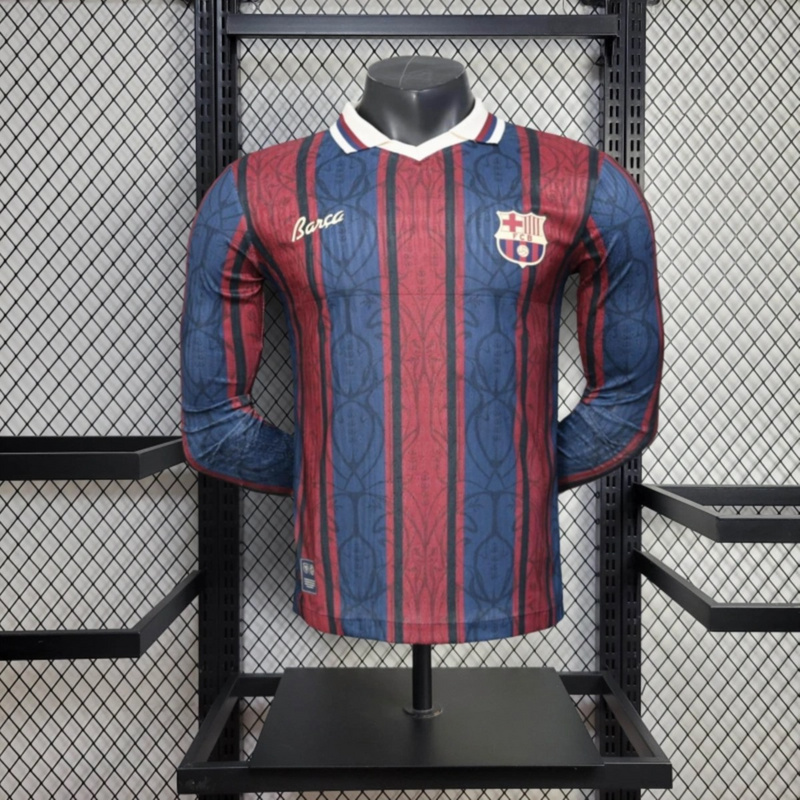 2025/26 Barcelona Special Edition Long Sleeve Jersey Player Version