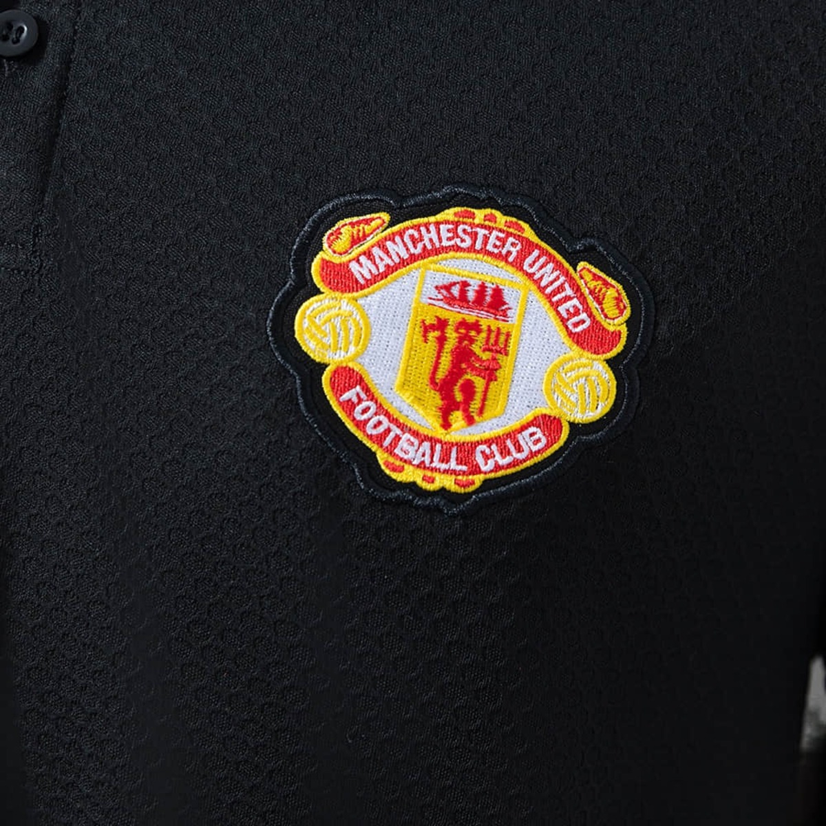 2025/26 Mnachester United Training Black Polo Fan version