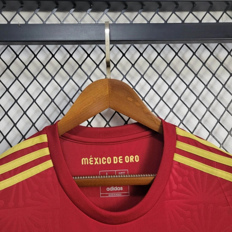 25/26 Mexico Gold Cup Champion Edition Red Jersey Fan Version
