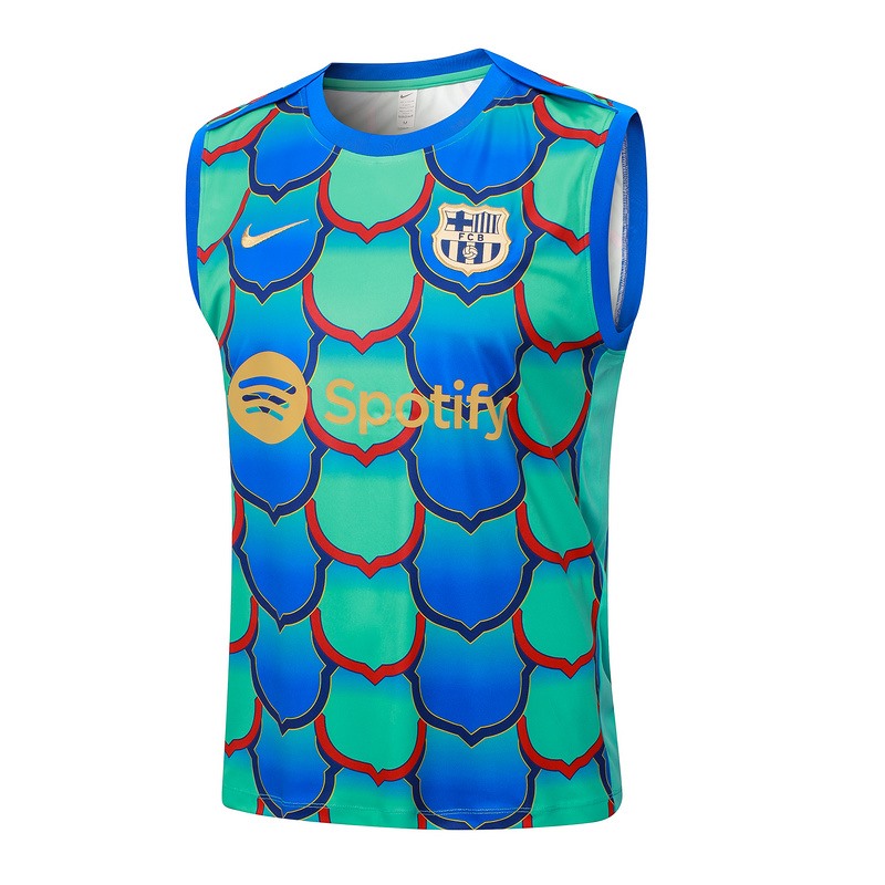24/25 Barcelona Green Training Set Shirt and Shorts