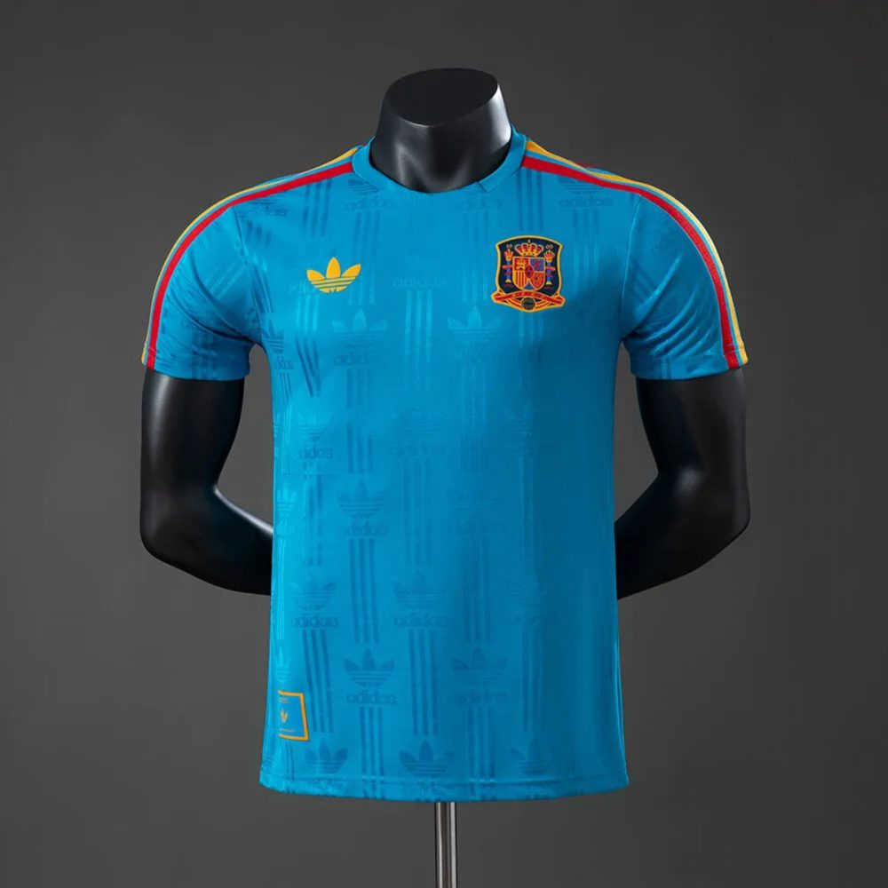 2026 Spain OG Blue Jersey Player Version