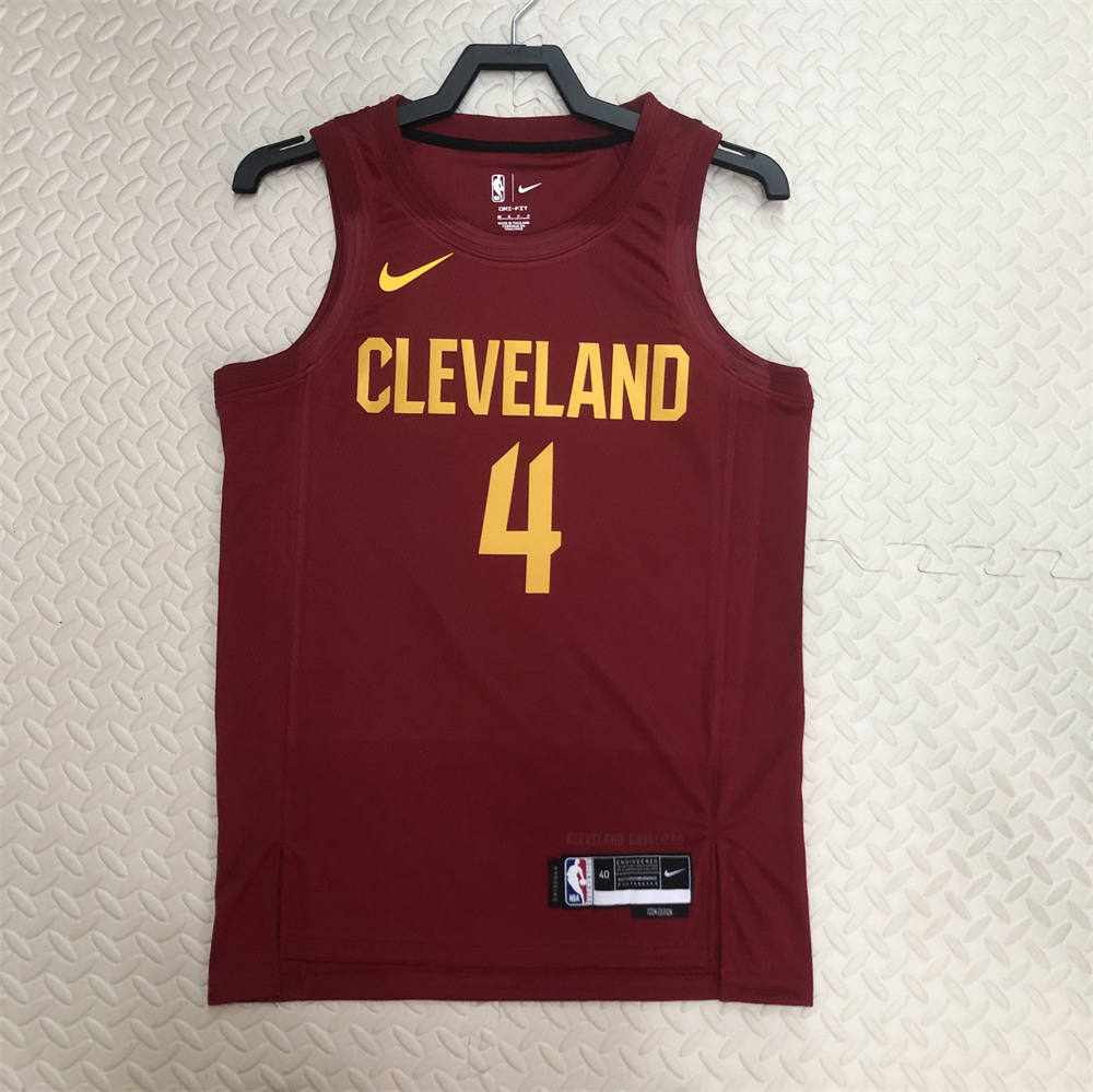 NBA Cleverland Cavaliers Round Neck Red jersey MOBLEY#4 S-XXL