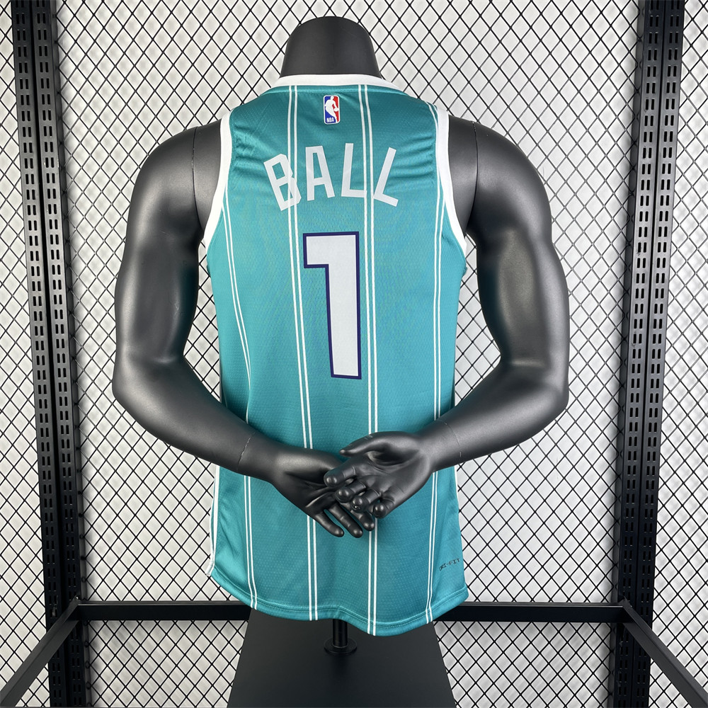 NBA Charlotte Hornets BALL#2 2022/23 Icon Edition Swingman Jersey S-XXL