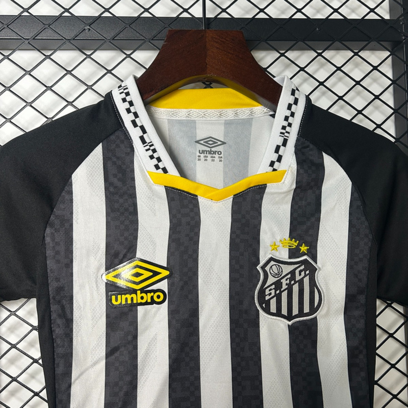 2025/26 Santos Away jersey kids Kits size: 16-28