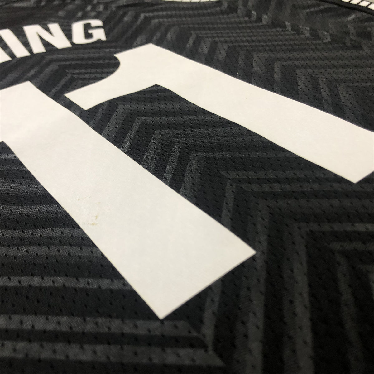 NBA Brooklyn Nets V-Neck Black Jersey IRVING#11 S-XXL