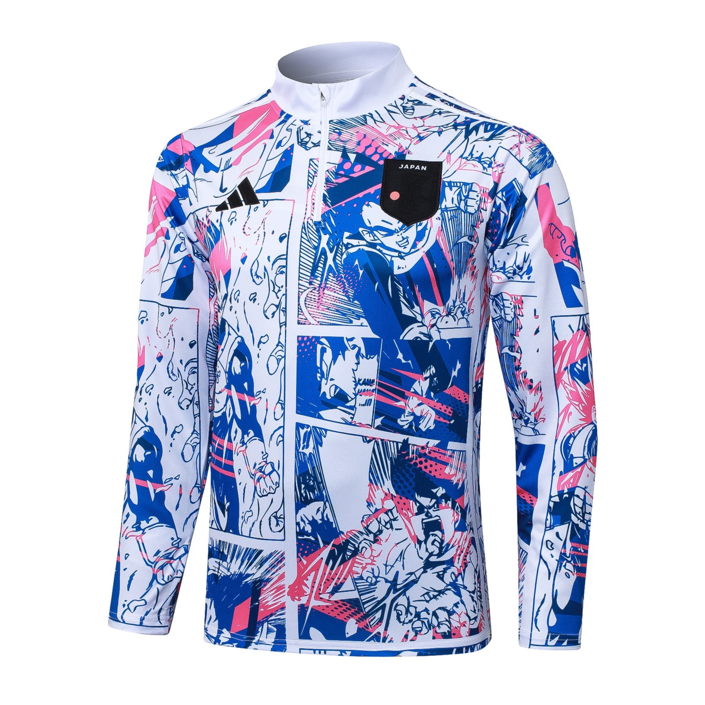 2025/26 Japan colorful Long-sleeved half-pull training kit Football team kit