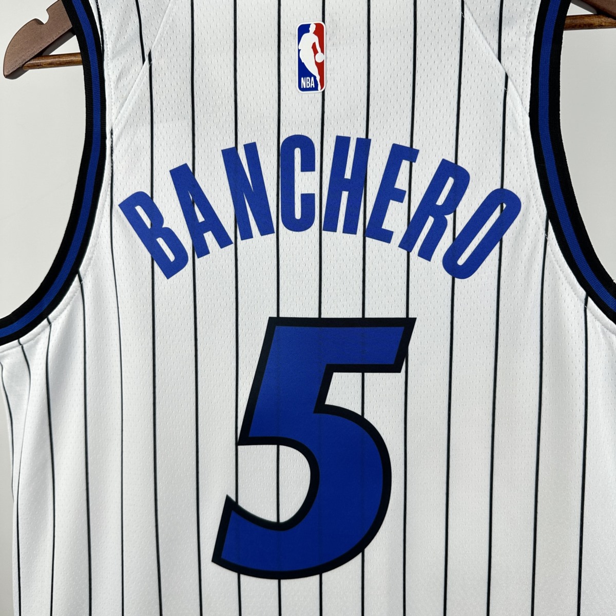 NBA Orlando Magic 2025 Round Neck Home White Jersey BANCHERO#5 S-XXL