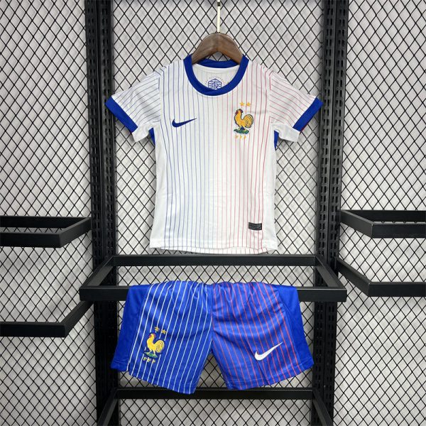 2024/25 France Euro Away jersey Kid Kits Size 16-28