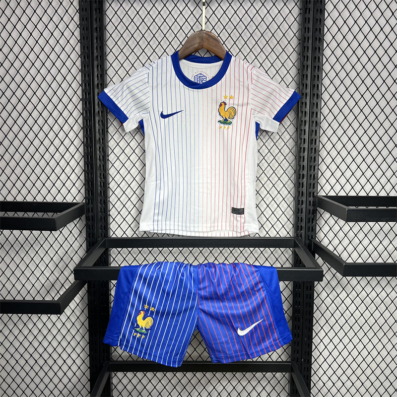 2024/25 France Euro Away jersey Kid Kits Size 16-28