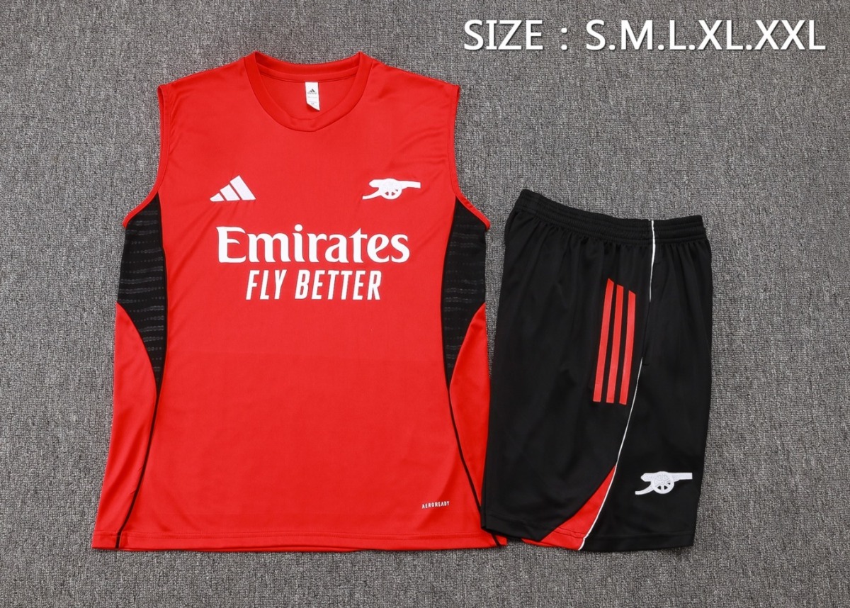 2026 Arsenal Red Training Set Shirt and Shorts
