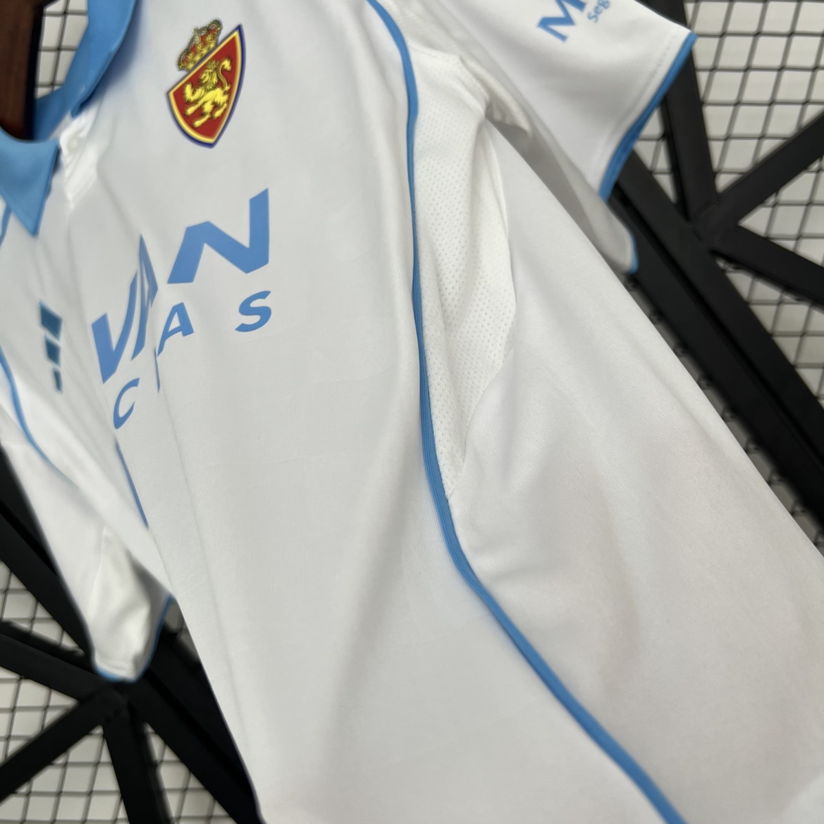2025/26 Real Zaragoza Home White Jersey Fan Version