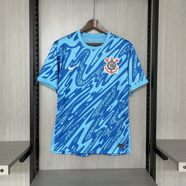 2024/25 Corinthians Goallkeeper Blue Jersey Fan Version