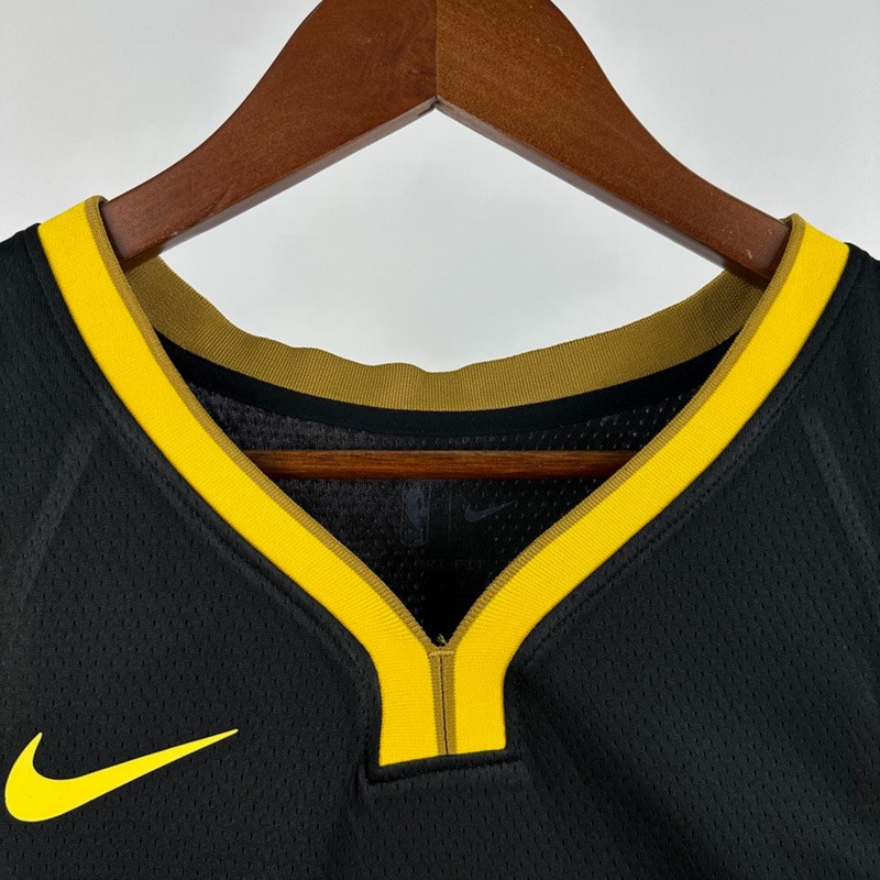 NBA Golden State Warriors 2024 V-Neck City Edition Black Jersey BUTLER Ⅲ #10 S-XXL
