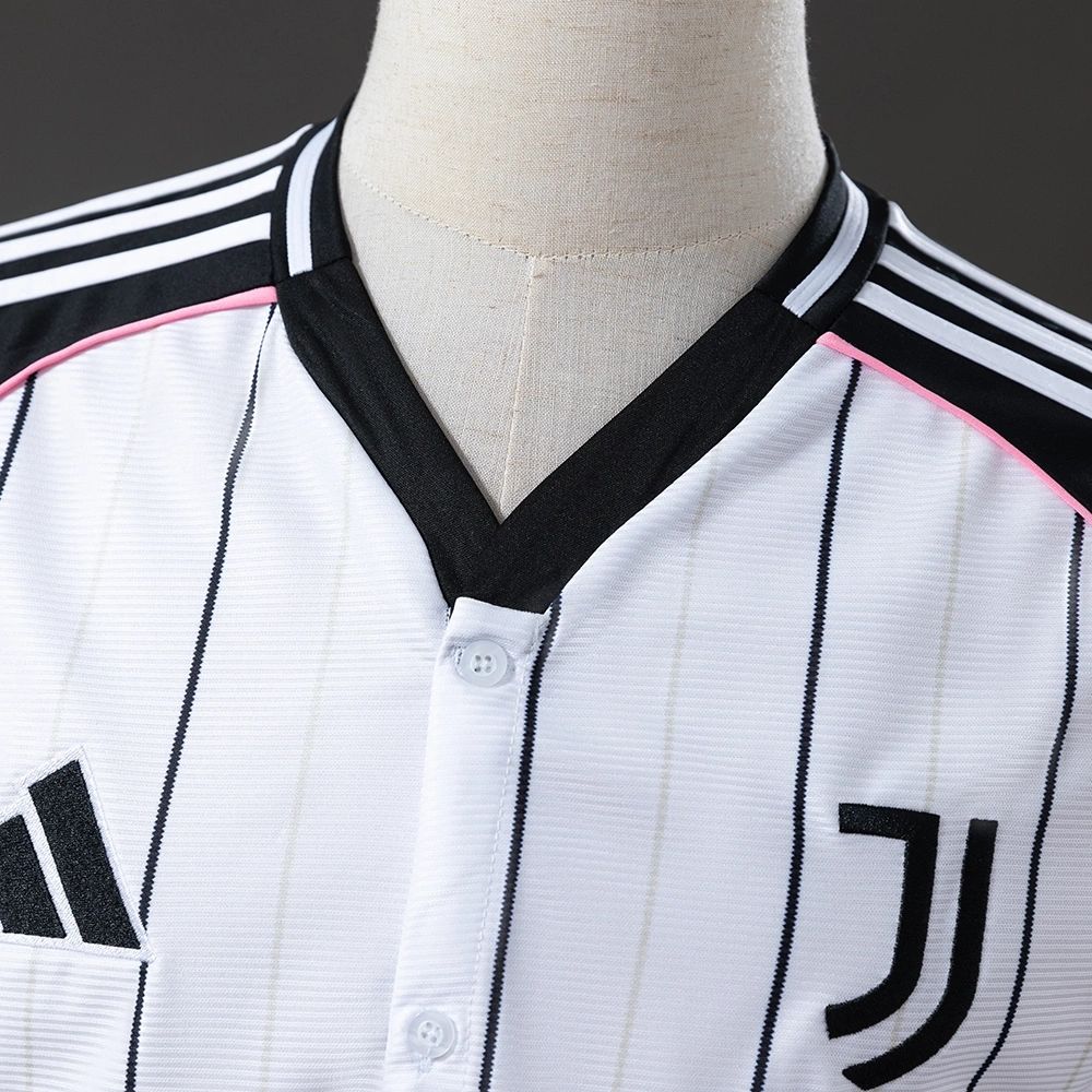 2025/26 Juventus US Pack Full-Button Baseball White jersey Fan version