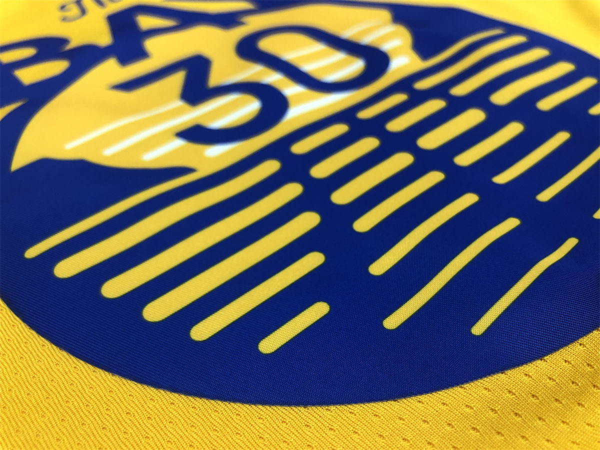 NBA Golden State Warriors V neck Yellow Jersey CURRY#30 S-XXL