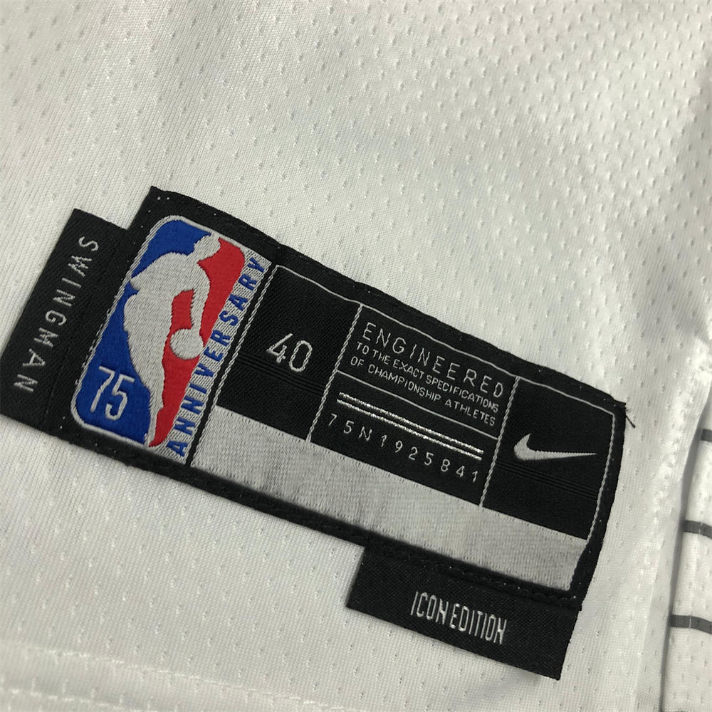 NBA Los Angeles Clippers V-Neck White 75th Anniversary Jersey GEORGE#13 S-XXL