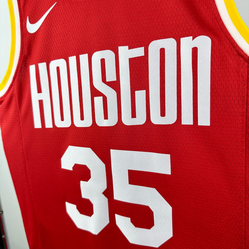 NBA Houston Rockets V-Neck Red Jersey DURANT#35 S-XXL