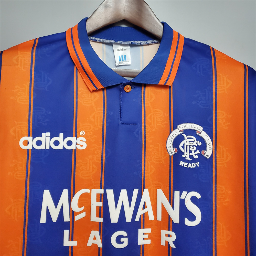 Retro Rangers 93-94 Away  jersey Fan Version