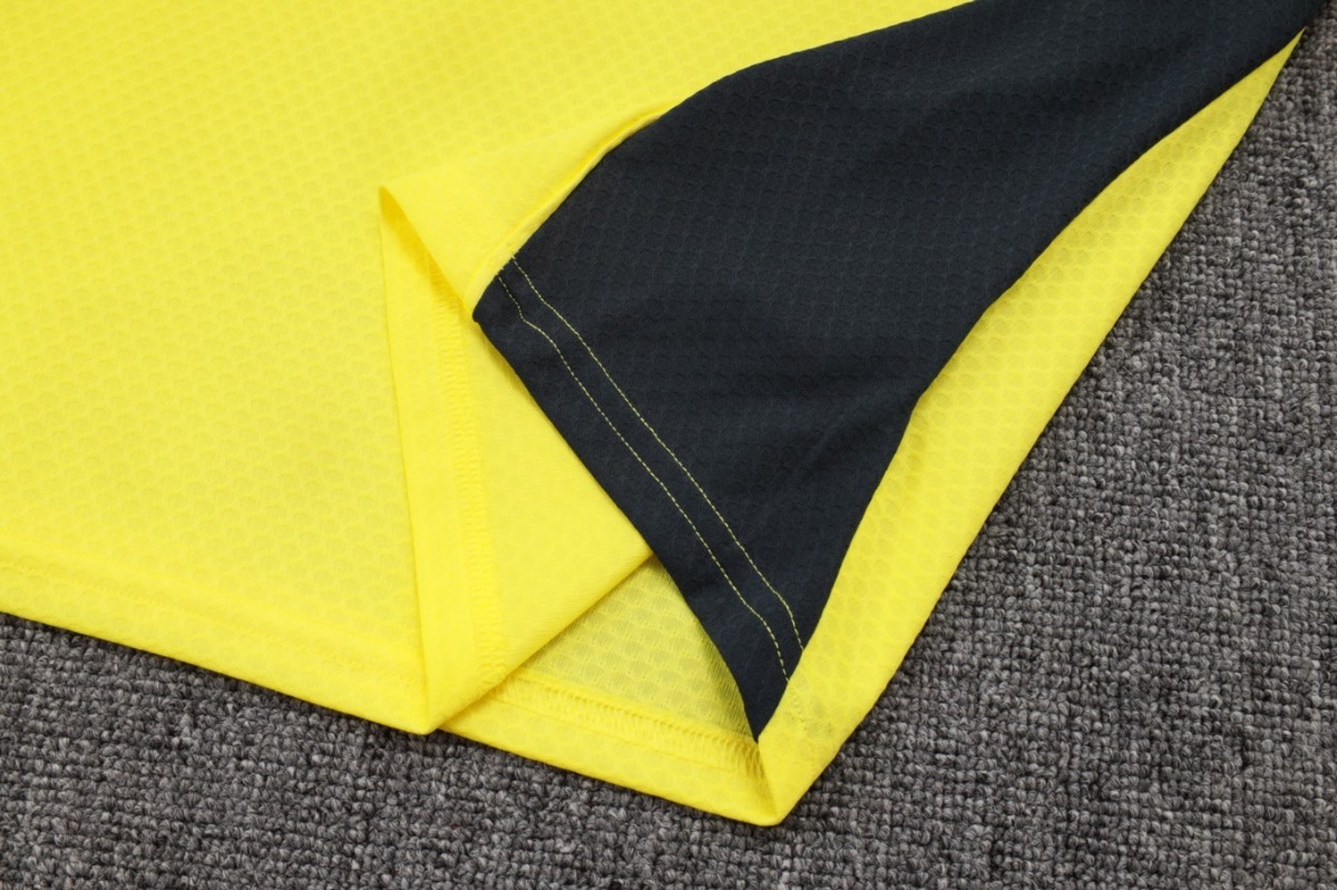 2026 Real Madrid Yellow Training Set Shirt and Shorts