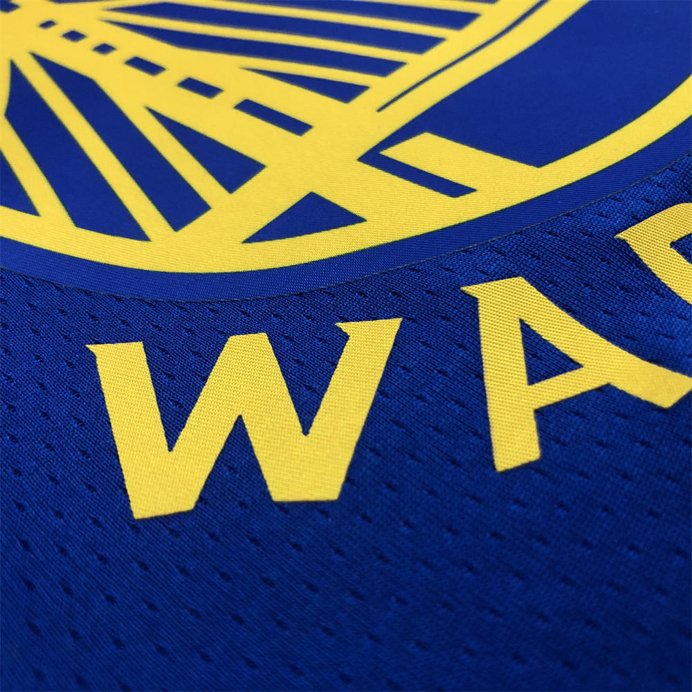 NBA Golden State Warriors V-Neck 75th anniversary Blue Jersey DURANT#35 S-XXL