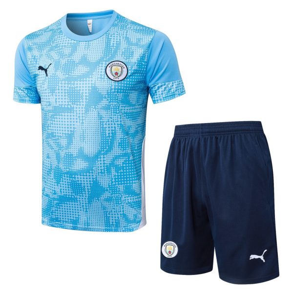 2026 Manchester City Light blue Training Set Shirt andShorts