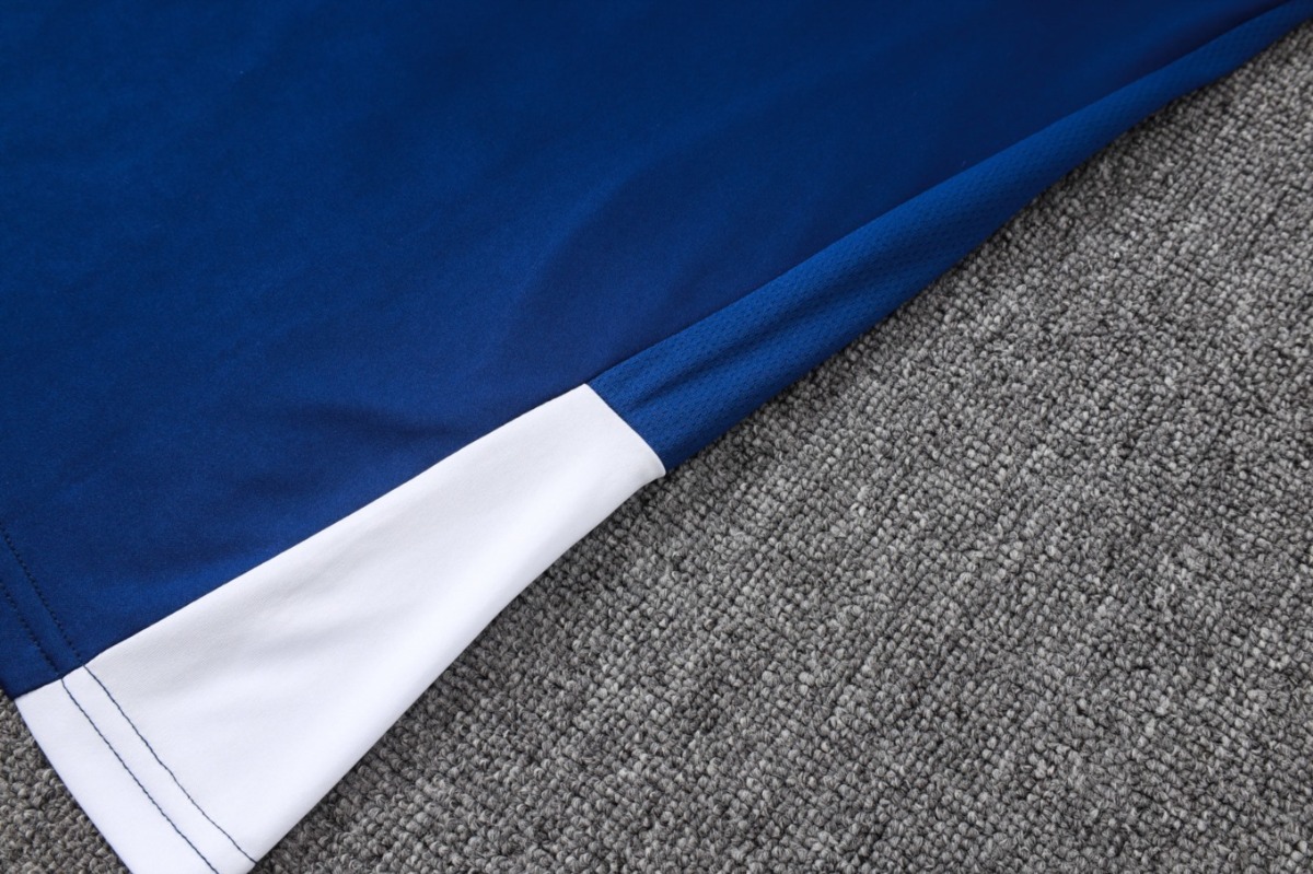 2026 Real Madrid Royal blue Training Set Shirt and Shorts