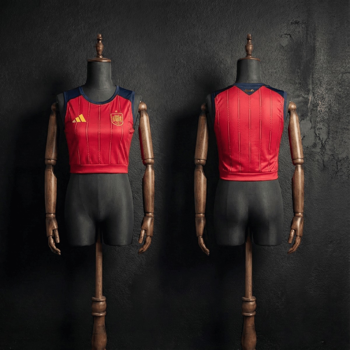 Women's Football Vest Spain 2026 World Cup Home Jersey