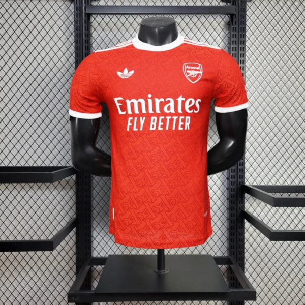 2025/26 Arsenal Training Red jersey Player Version