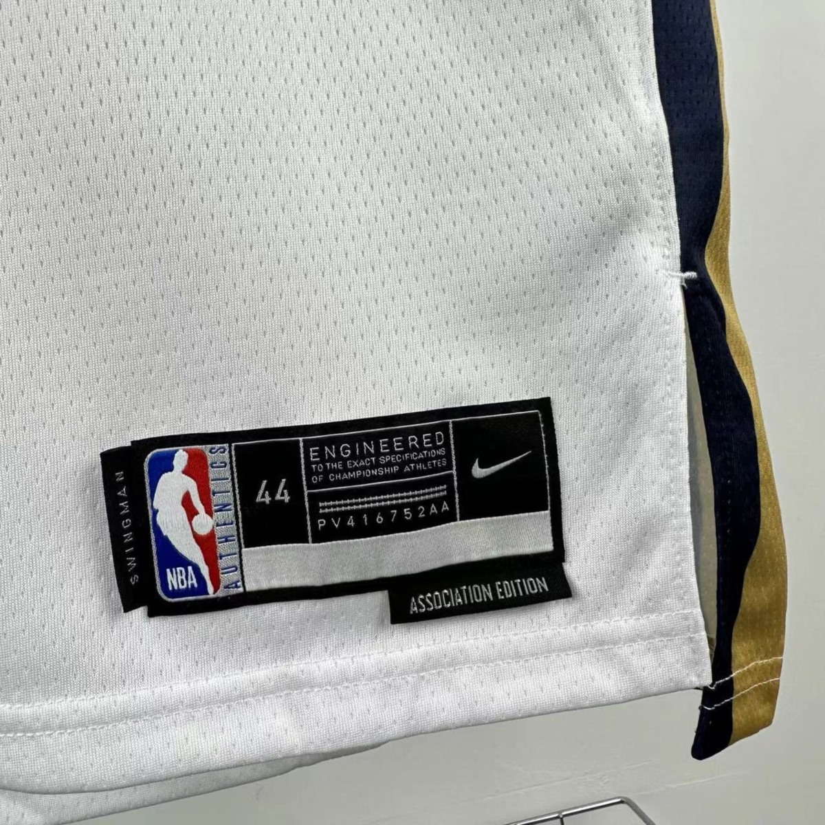 NBA New Orleans Pelicans 2023 V-Neck White jersey POOLE#3