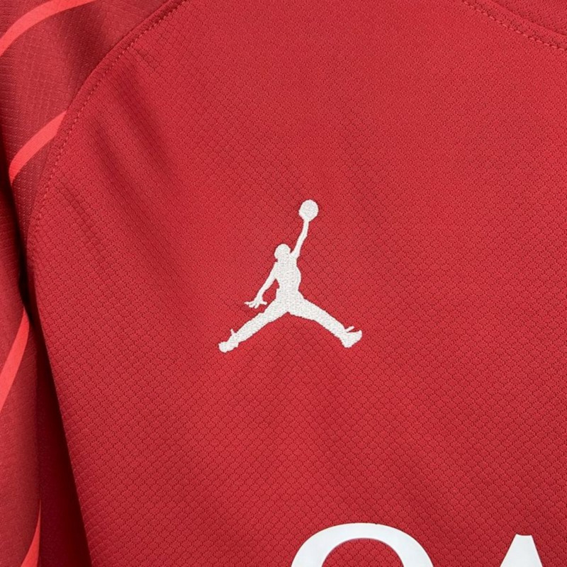 2025/26 PSG Red goalkeeper Long Sleeves jersey Fan Version