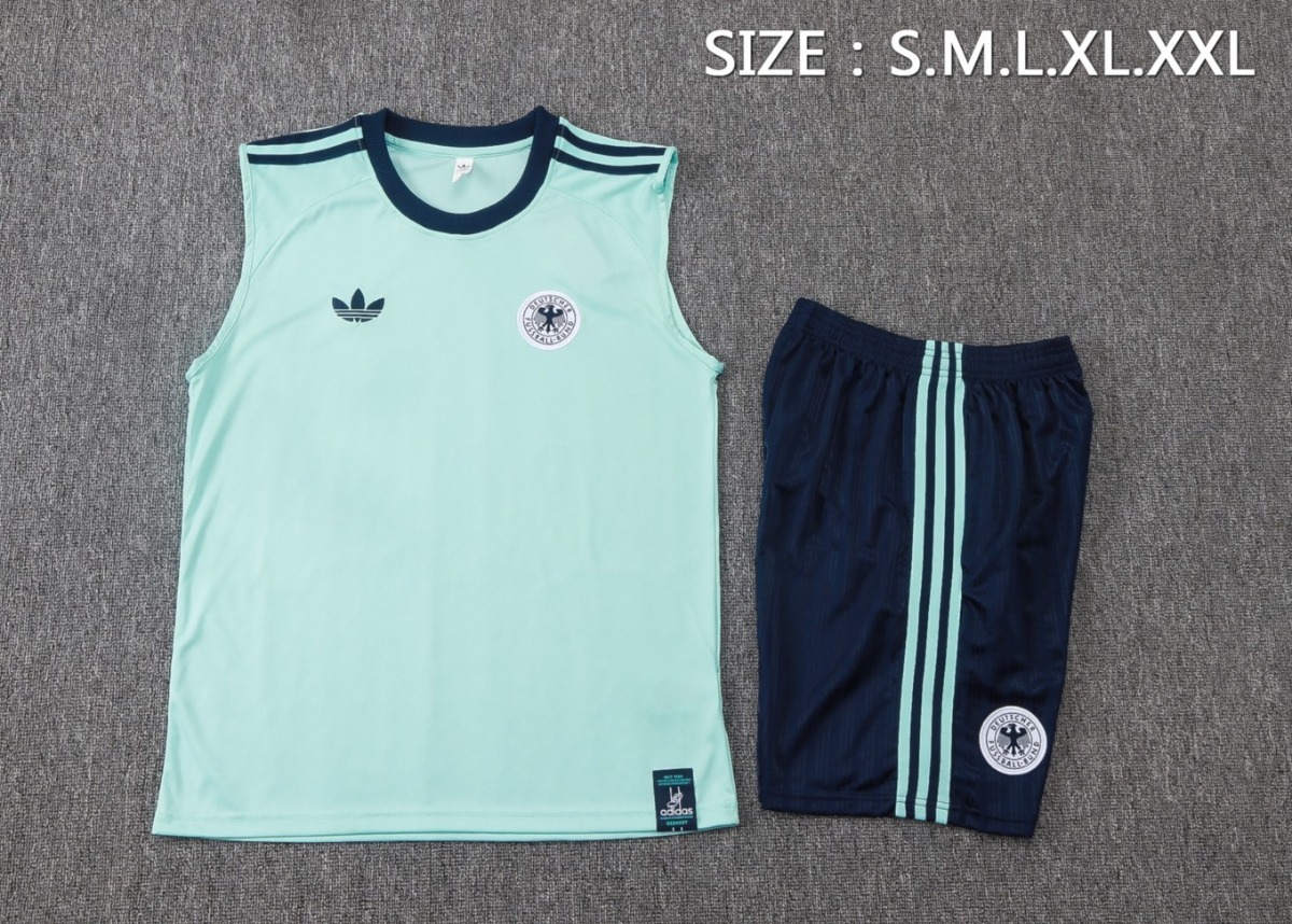 2026 Germany Light green Training Set Shirt and Shorts