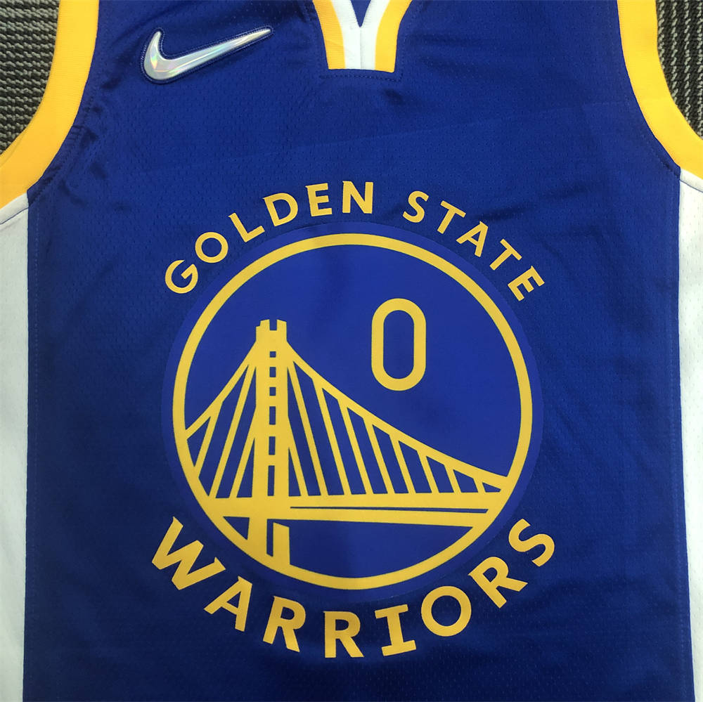 NBA Golden State Warriors V-Neck Blue Jersey PAYTON Ⅱ#0 S-XXL