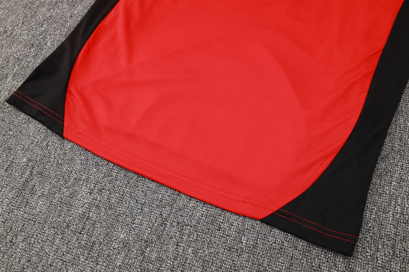 24/25 Manchester United Red Training Set Shirt and Shorts
