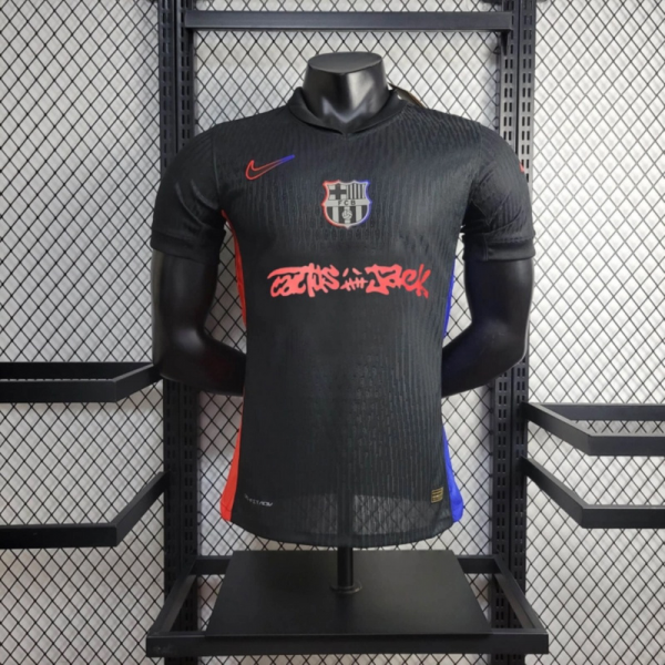 2024/25 Barcelona Away x Travis Scout Special Edition jersey Player Version