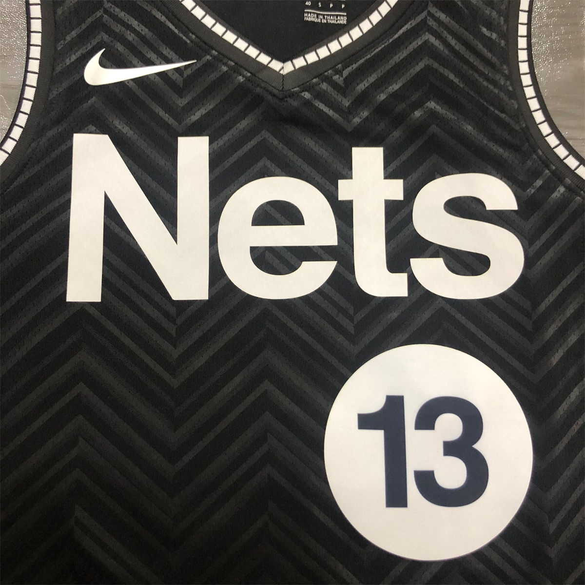 NBA Brooklyn Nets V-Neck Black Jersey HARDEN#13 S-XXL