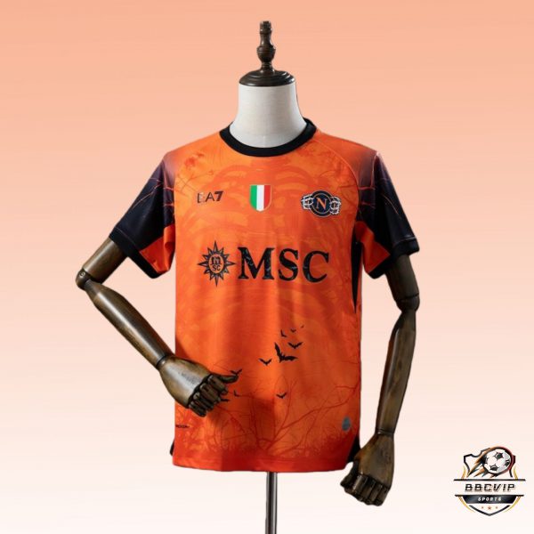 2025/26 Napoli Halloween Edition Orange Jersey Fan Version