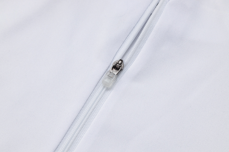202526 Real Madrid White Long-sleeved half-pull training kit Football team kit