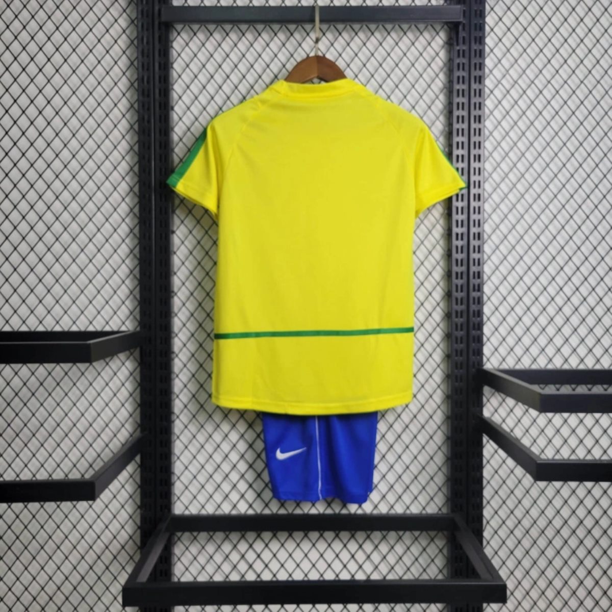 Retro 2006 Brazil home jersey Kid Kits Size 16-28