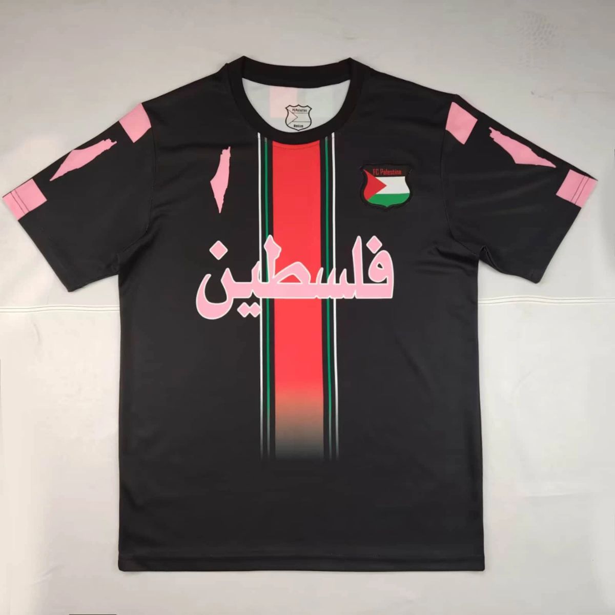 2025/26 CD Palestino Special Edition Black Jersey Fan Version
