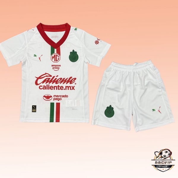 2025/26 Chivas Away jersey kids Kits size: 16-28