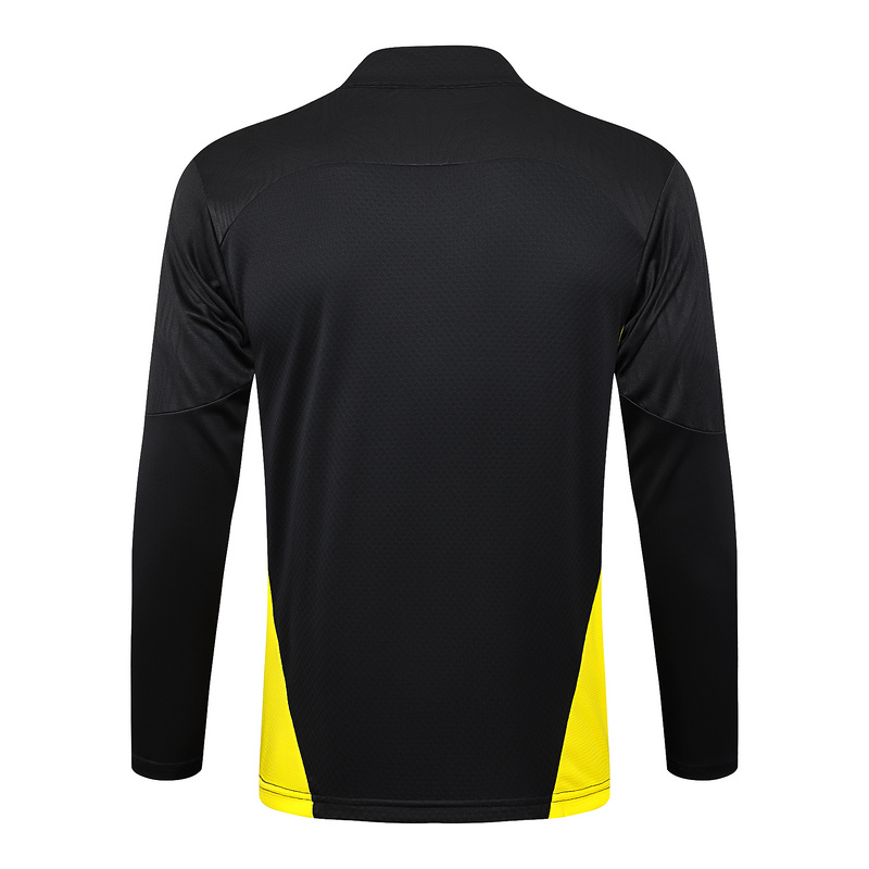 24/25 Dortmund Black Long-sleeved half-pull training kit Football team kit