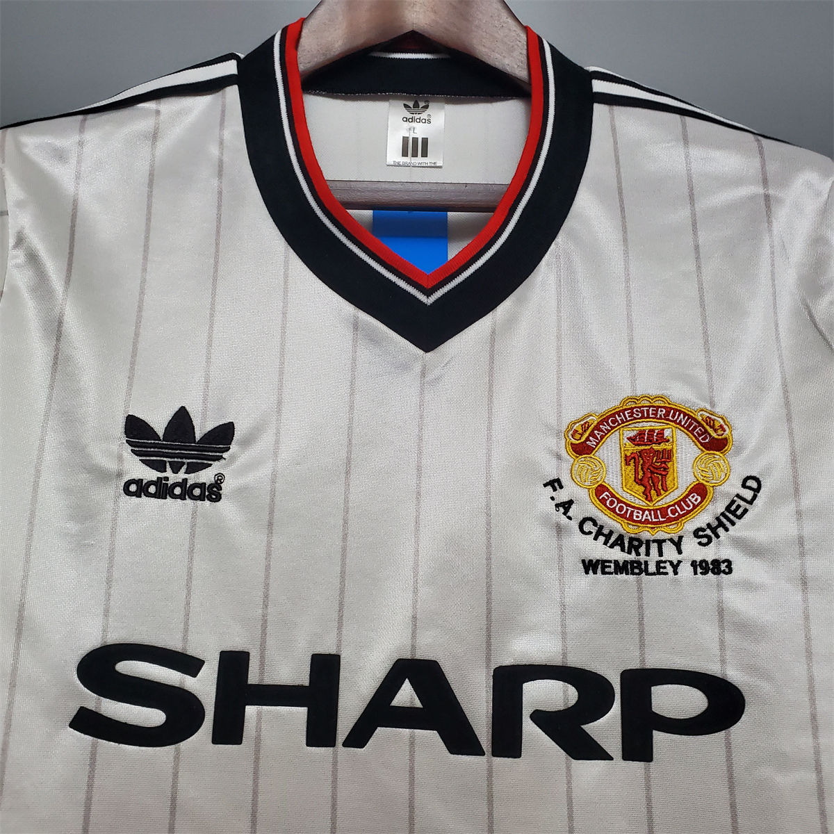 Retro Manchester United 1983 away jersey Fan Version