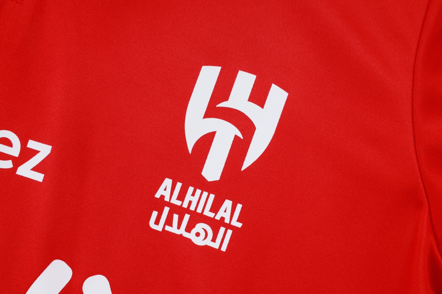 202526 AI Hilal Riyadh Red Long-sleeved half-pull training kit Football team kit