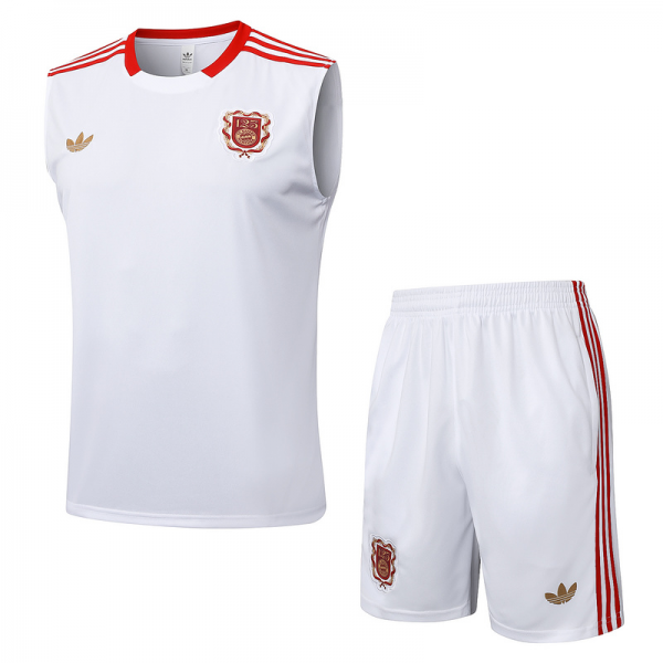 2025/26 Bayern Munich White Training Set Shirt and Shorts