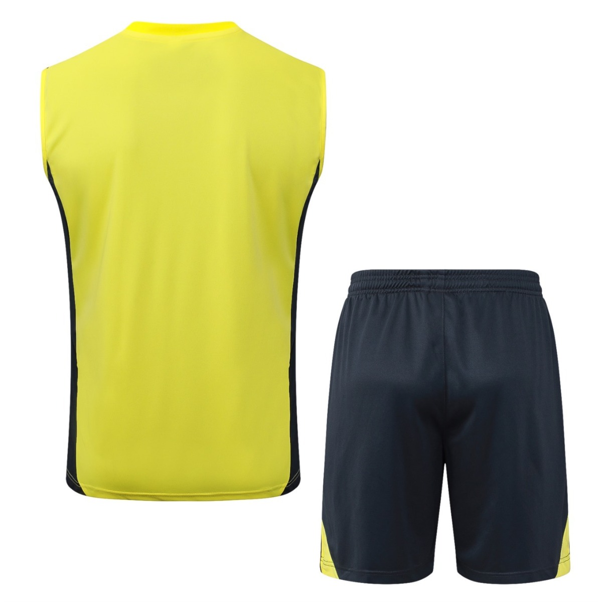 2026 Real Madrid Yellow Training Set Shirt and Shorts