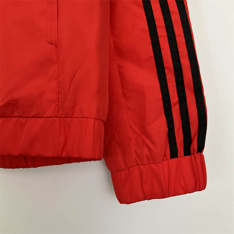 2023 new windbreaker Manchester United red Sport Unifom jersey Sport Unifom