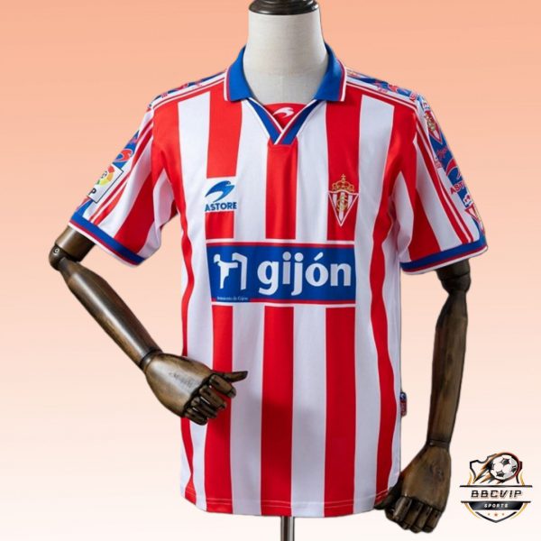 Retro Sporting Gijon 1999/2000 Home jersey Fan Version