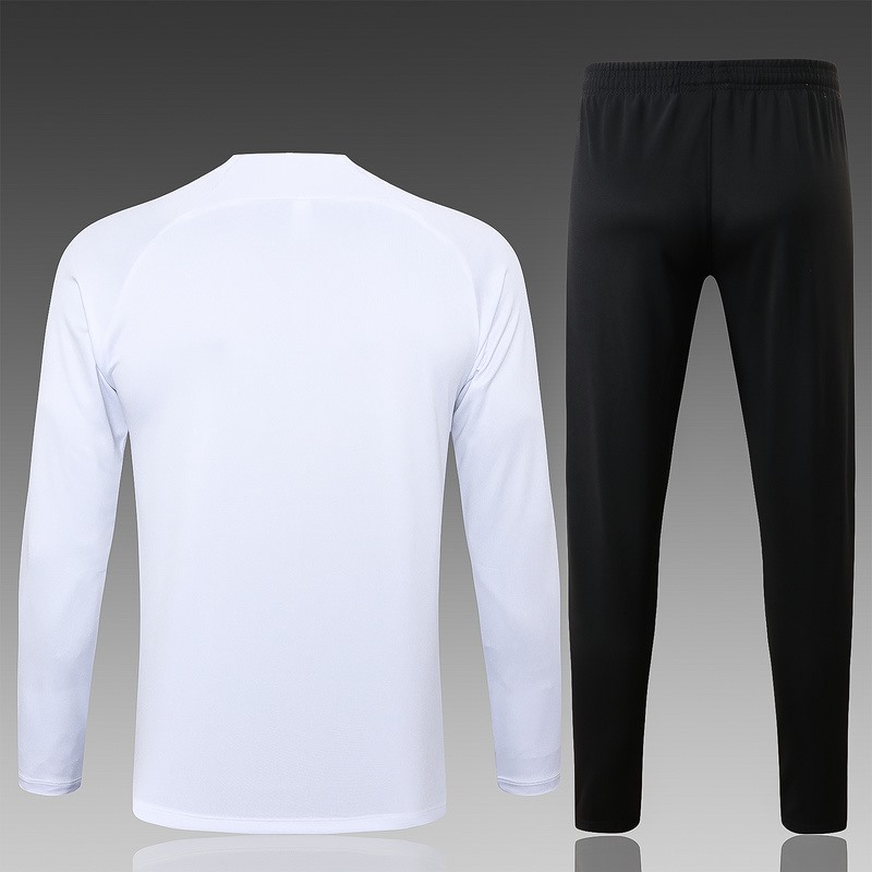 25/26 Al-Nassr white Long-sleeved half-pull training kit Football team kit