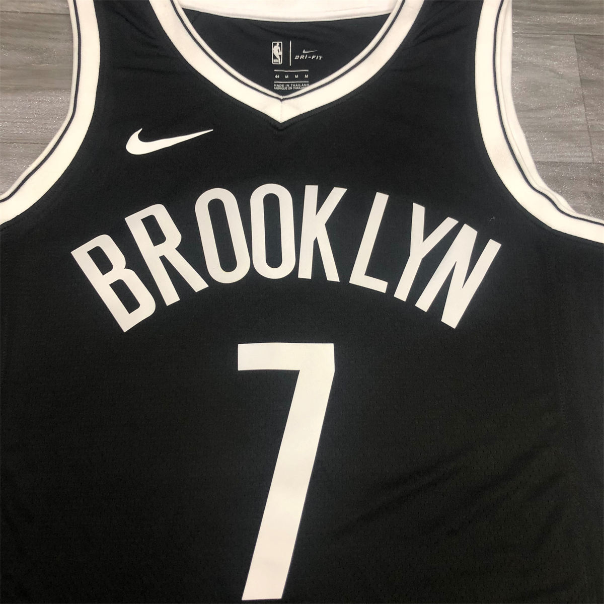 NBA Brooklyn Nets V neck Black Jersey Durant#7 S-XXL