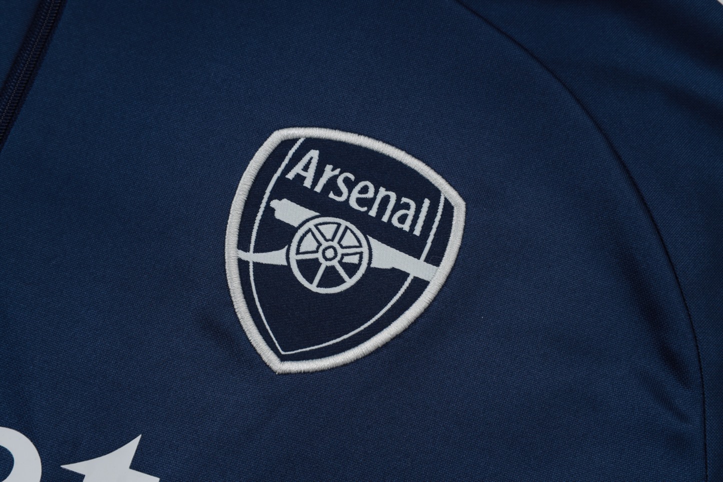 202526 Arsenal royal blue Long-sleeved half-pull training kit Football team kit